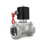 304 스테인리스 스틸 솔레노이드 스위치 밸브 정상 닫힘 2W 물 밸브 가스 밸브 220V24V6 포인트 DN15DN25 무료 배송 현장 - 이미지 2