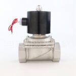 304 스테인리스 스틸 솔레노이드 스위치 밸브 정상 닫힘 2W 물 밸브 가스 밸브 220V24V6 포인트 DN15DN25 무료 배송 현장 - 이미지 5