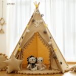 리틀 트리 스프라우츠 인스타그램 어린이 텐트 실내 놀이집 인디언 텐트 남학생 여학생 아기 장난감 집 작은 집 - 이미지 3