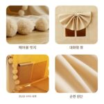 리틀 트리 스프라우츠 인스타그램 어린이 텐트 실내 놀이집 인디언 텐트 남학생 여학생 아기 장난감 집 작은 집 - 이미지 4