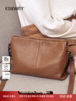 여성용 가방 2025년 신작 가을 부드러운 가죽 휴대폰 가방 어깨 작은 가방 정품 가죽 여성 가방 엄마 가방 크로스바디 가방