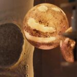 운석 질감과 폐허 스타일의 3D 달 샹들리에, 청두 최초의 시리아 전후 바, YIN의 동일한 분위기 조명 - 이미지 4