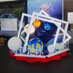 플래닛 샹들리에 별이 빛나는 하늘 플래닛 쇼핑몰 홀 유치원 놀이터 레스토랑 바 아트 구형 수지 램프 - 이미지 4