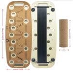 나무 실내 무소음 피트니스 요가 스노보드 스케이트보드 서핑 패들보드 코어 트레이닝 밸런스 보드 마스터 - 이미지 2