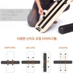 나무 실내 무소음 피트니스 요가 스노보드 스케이트보드 서핑 패들보드 코어 트레이닝 밸런스 보드 마스터 - 이미지 3