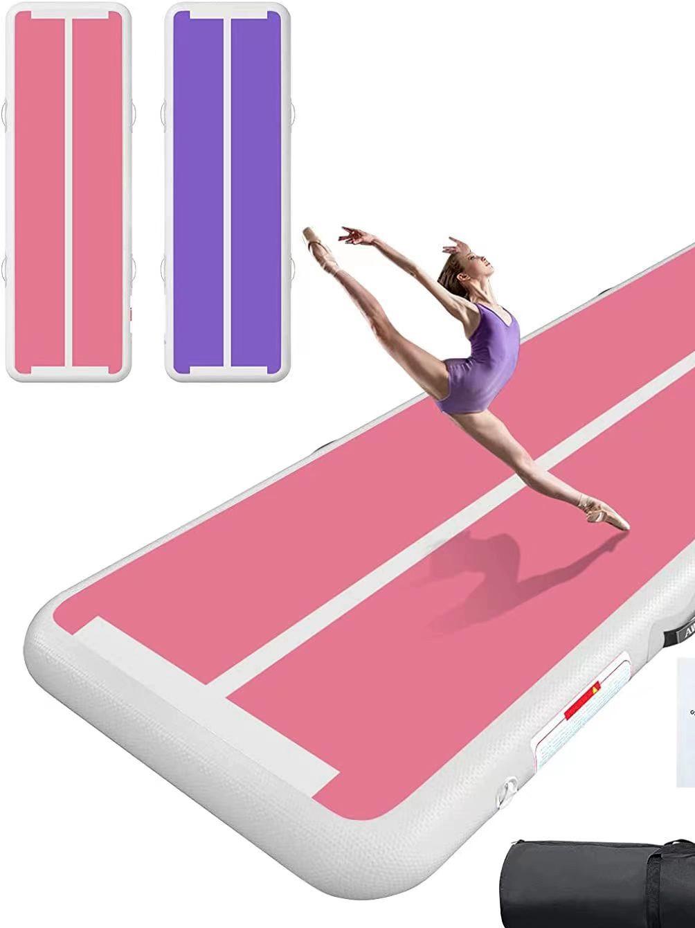 main_655767324423_0 팽창식 태권도 플립 에어 쿠션 체조 요가 두껍고 솔질된 안전 보호 무술 피트니스 팽창식 요가 매트 - 이미지 1