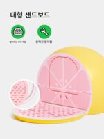 언카드 수박 자몽 고양이용 변기 완전 밀폐형 초대형 변기 튀김 방지 탈취제 서랍 고양이 용품 - 이미지 3