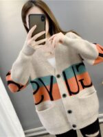 봄 가을 신상품 레이지 스타일 니트 가디건 한국 버전 루즈 아우터 다용도 탑 인기 고등학생 스웨터 재킷