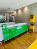 USMAH 캐비닛 중세 모듈 맞춤형 조합 ins 노르딕 라이트 럭셔리 스타일 거실 식사 사이드보드 침대 옆 탁자 TV 캐비닛 - 이미지 4