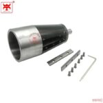 목공용 합금 원형 목재 숫돌 칼 원형 막대 테이퍼 모따기 칼 폐기 목공용 밀링 커터 헤드 목공용 텅스텐 강철 도구 - 이미지 4