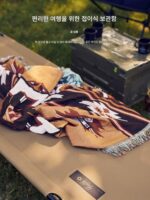 센보베어 초경량 휴대용 야외 캠핑 침대 캠핑 알루미늄 합금 싱글 침대 접이식 침대 점심 휴식 침대 캠프 침대 - 이미지 3