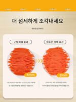 진샤오추 다기능 야채 절단 도구 가정용 다이싱 및 분쇄 상업용 감자 분쇄기 주방 도구 - 이미지 2