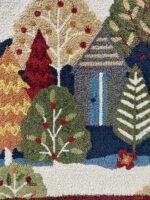 해외 무역 수출 미국 수제 카펫 바닥 매트 114 * 70 홈 입구 어린이 방 현관 목가적 환상 숲