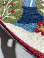 해외 무역 수출 미국 수제 카펫 바닥 매트 114 * 70 홈 입구 어린이 방 현관 목가적 환상 숲 - 이미지 4