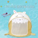 어린이용 텐트 실내 및 실외 장난감 놀이집 공주 아기 놀이집 소녀 접이식 큰 집 바다 볼 풀