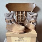 UGG 캠브리지 37 체스트넛 턴헴 울 터브 스노우 부츠 1003175