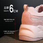 여성용 내부 키 증가 흰색 신발 2024년 신상품 봄 가을 통기성 핑크 두꺼운 밑창 캐주얼 신발 올매치 아빠 신발로 발이 작아 보여요 - 이미지 3