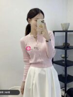 폴로 바이 랄프 로렌 여아용 자수 폴로 로고 크루넥 케이블 니트 카디건