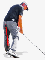 VL 유사 골프 스윙 회전 허리 및 다리 긴장 벨트 골프 긴장감 느낌 턴 트레이너 실내 및 실외 - 이미지 2