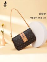 허수아비 여성용 가방 2025년 신상 패션 숄더 메신저백 대용량 중년 여성 어머니 가방 선물 - 이미지 5