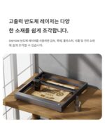 Makeblock 휴대용 지능형 레이저 조각기 Laserbox D1 소형 마킹 머신 목재 금속 종이 인감 조각기 가죽 절단기 어린이용 - 이미지 3