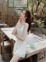 areJoan 아름다운 수영복 여성 고급 2025 새로운 원피스 드레스 산야 해변 리조트 온천 수영복 - 이미지 3