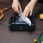 독일 맘스쿡 칼날 연마기 전기 칼날 연마기 가정용 주방 칼 빠른 연마 돌 도구 가위 연마기 - 이미지 3