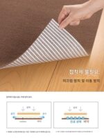 일본 SANKO 현관매트 도어매트 카펫 미끄럼방지 고급 초박형 방수 도어매트 홈 - 이미지 4