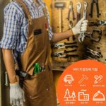 남녀용 작업용 앞치마, 특수 작업복, 맞춤형 자동차 수리점, 방오 정비용 자동차복, 목수 도구, 수제 작업복 - 이미지 2