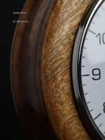 루오나이 인도 수입 / 앤틱 시계 / 망고 나무 "궁전 종" 손으로 조각한 시계는 걸거나 전시할 수 있습니다 - 이미지 2