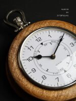 루오나이 인도 수입 / 앤틱 시계 / 망고 나무 "궁전 종" 손으로 조각한 시계는 걸거나 전시할 수 있습니다 - 이미지 5