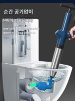 가정용 변기 파이프 준설 도구 고압 하수구 청소 도구 변기 막힘 범용 특수 원샷 청소 도구
