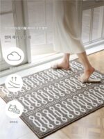 Cebos 모로코 현관문, 현관문, 욕실 기하학적 고급 카펫용 바닥 매트, Qingshan Meisu - 이미지 3