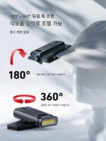 레이시온 W1R 독일산 모자 클립 라이트 야간 낚시용 장시간 지속형 야외 헤드램프 모자 챙 라이트 휴대용 자석 충전식 - 이미지 2