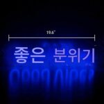 LED 백 패널 네온 조명 GOODVIBES 네온 장식 모델링 조명 5V 전원 공급 장치 투명 백 패널 네온 조명 제조업체 - 이미지 3