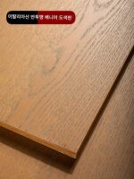 목재 베니어 패널 이탈리아산 반투명 고급 원목 벽 패널 블랙 월넛 원목 베니어 케딩보드 원목 베니어 벽 패널 - 이미지 4