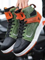 가을, 겨울 4계절 라이딩 부츠 오토바이 오프로드 남녀 통기성 미끄럼 방지 가죽 통근 라이딩화 오토바이화 장비