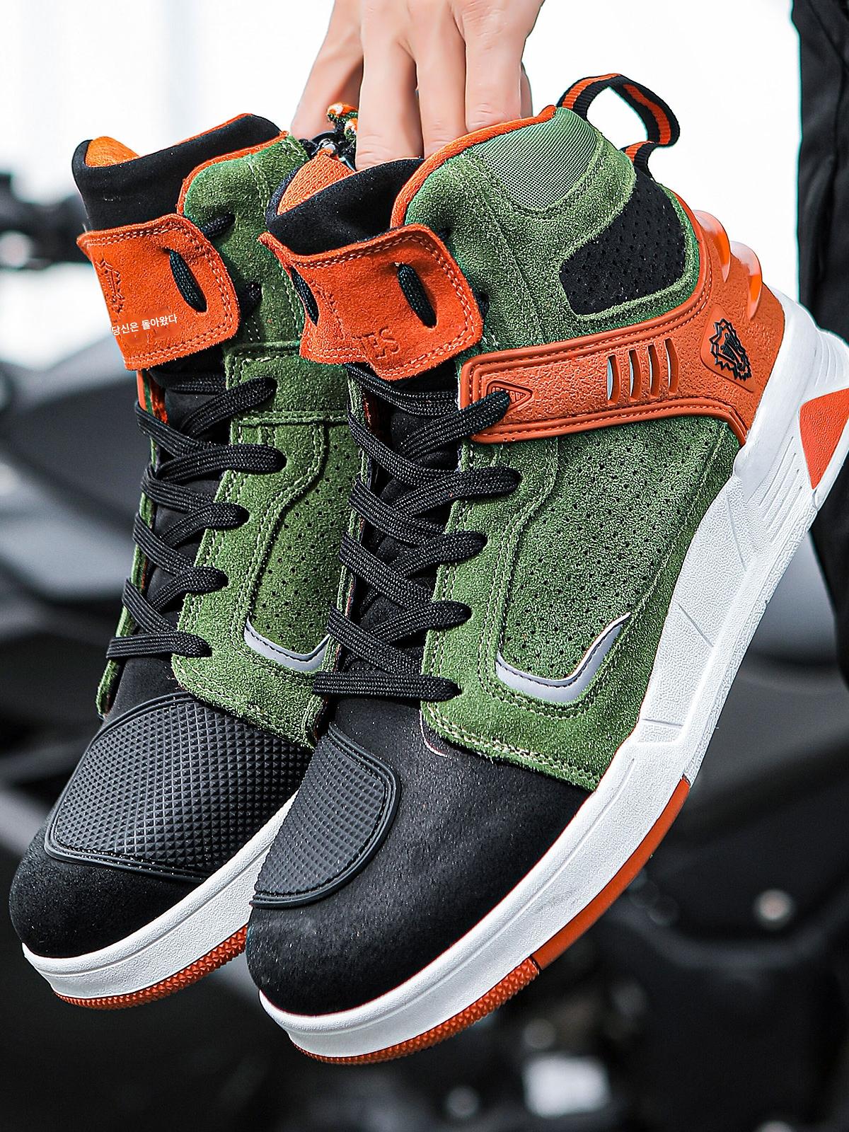 main_716352101182_0 가을, 겨울 4계절 라이딩 부츠 오토바이 오프로드 남녀 통기성 미끄럼 방지 가죽 통근 라이딩화 오토바이화 장비 - 이미지 1