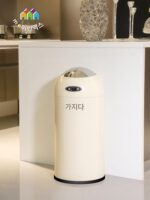 영국 스마트 유도 쓰레기통 대용량 스테인리스 스틸 주방 거실 욕실 화장실 이동식 고가