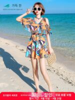 이푸 수영복 여성 보수적 2025 신상품 스타일 커버 벨리 슬리밍 한국 온천 대형 사이즈 지방 mm 원피스 수영복