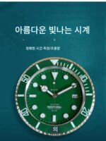 3세대 그린워터 고스트 벽시계 데이토나 벽시계 스윕 세컨드 무음 발광 트렌드 시계 대형 시계 GMT 벽시계 - 이미지 3
