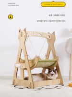 반려동물 리클라이너, 고양이 장난감, 2층 고양이 침대, 수직 고양이 침대, 고양이 스크래칭 보드, 고양이 소파, 스윙, 고양이 스크래칭 매트, 요람 - 이미지 2