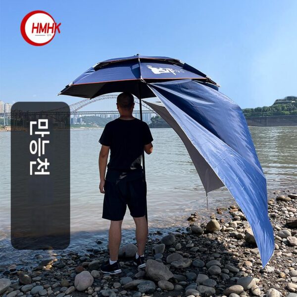낚시용 우산 천 액세서리 낚시용 우산 방풍 방풍 풀서라운드 범용 두꺼워진 자외선 차단 및 방수 낚시용 우산 텐트