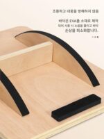 사각형 나무 밸런스 보드 피트니스 밸런스 플랫폼 트레이너 트레이닝 밸런스 바디 협응력 미끄럼 방지 밸런스 보드 - 이미지 4