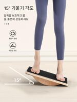 사각형 나무 밸런스 보드 피트니스 밸런스 플랫폼 트레이너 트레이닝 밸런스 바디 협응력 미끄럼 방지 밸런스 보드 - 이미지 5