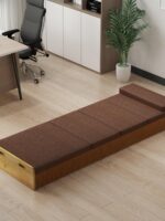 접이식 침대 사무실 낮잠 싱글 침대 동반 침대 휴대용 홈 접이식 종이 침대 간단한 소형 아파트 소파 침대