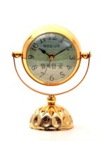 레트로 올드 라이트 럭셔리 거실 장식 시계 창의적인 장식품 테이블 시계 작은 시계 침실 서재 무음 시계 - 이미지 5