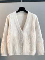 2025년 초가을 신상품 레이지 스타일 스웨터 니트 카디건 재킷 여성 봄 가을 고급 아우터 상의 겨울 - 이미지 2