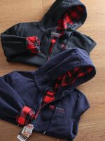 보온 기능성 원단 일본 싱글 가을 겨울 남성용 자수 폴라 플리스 두꺼워 따뜻한 후드 스웨트셔츠 재킷 - 이미지 3