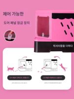 럭스 고양이용 변기 완전 밀폐형 초대형 방취 고양이 변기 튀김 방지 밀폐형 고양이용 변기 대형 용품 - 이미지 5
